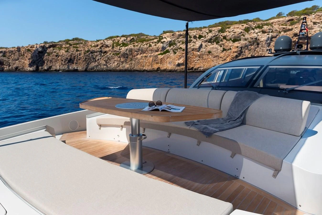a boat on the water aboard ONE DAY Yacht for Sale