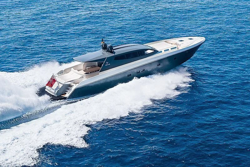 a boat on the water aboard ONE DAY Yacht for Sale