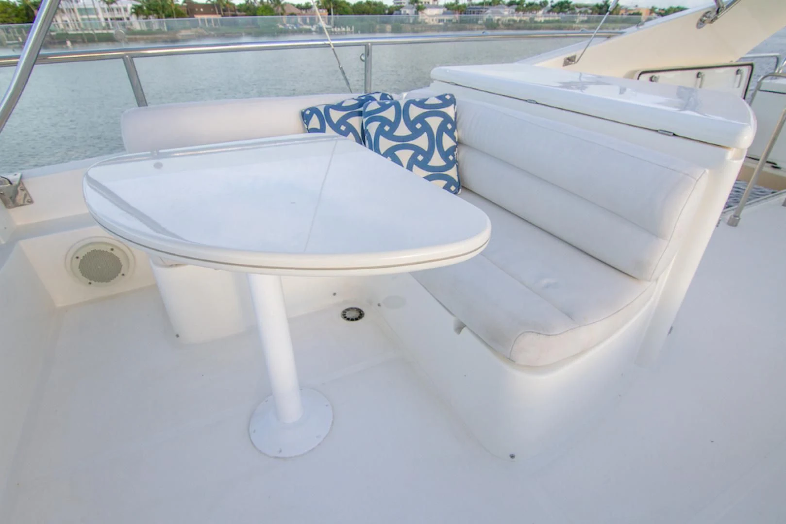 a white sink and a toilet aboard SEA PAL Yacht for Sale