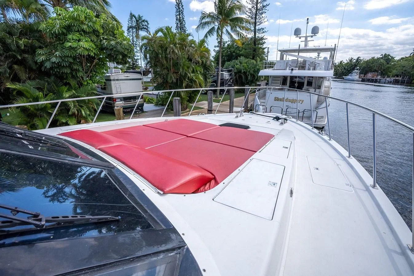 a boat on the water aboard SELF MADE Yacht for Sale
