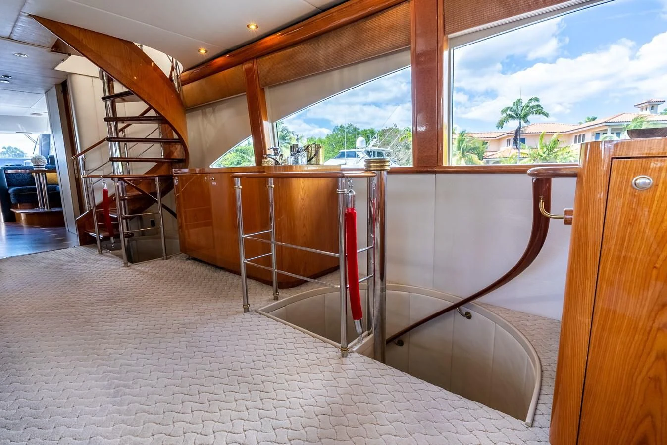 a room with a slide aboard SELF MADE Yacht for Sale
