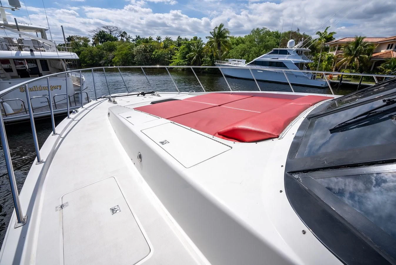 a boat in the water aboard SELF MADE Yacht for Sale