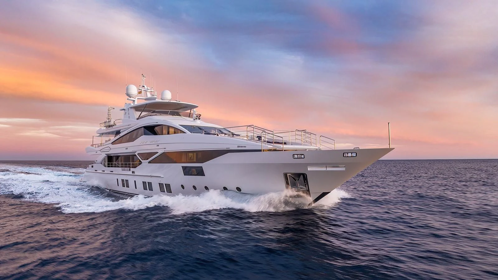 a boat on the water aboard NEW WAVES Yacht for Sale