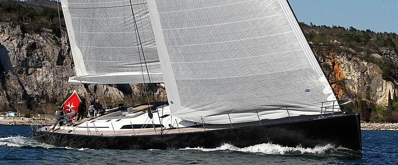 a sailboat on the water aboard MRS SEVEN Yacht for Sale