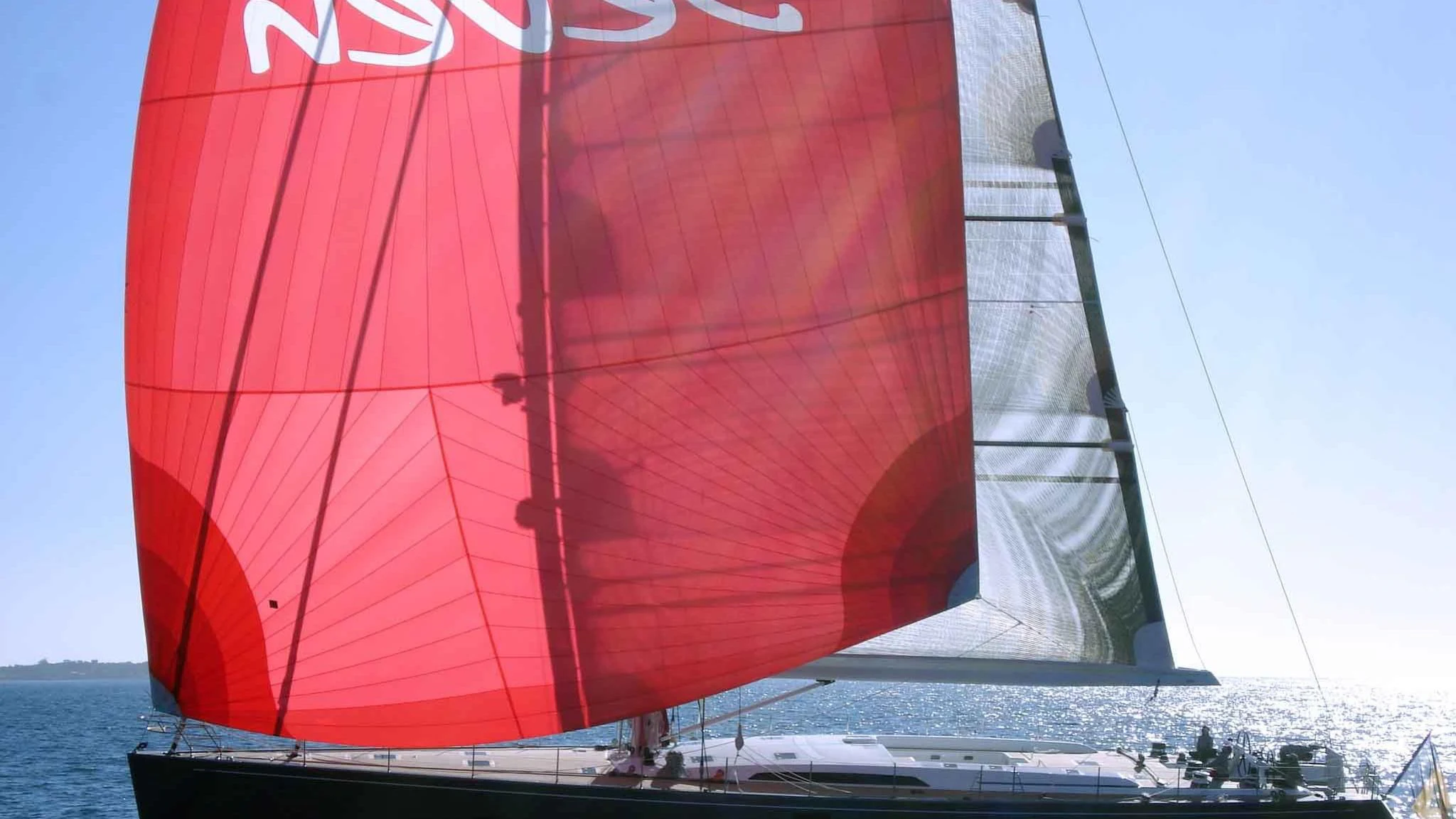 a sailboat on the water aboard MRS SEVEN Yacht for Sale