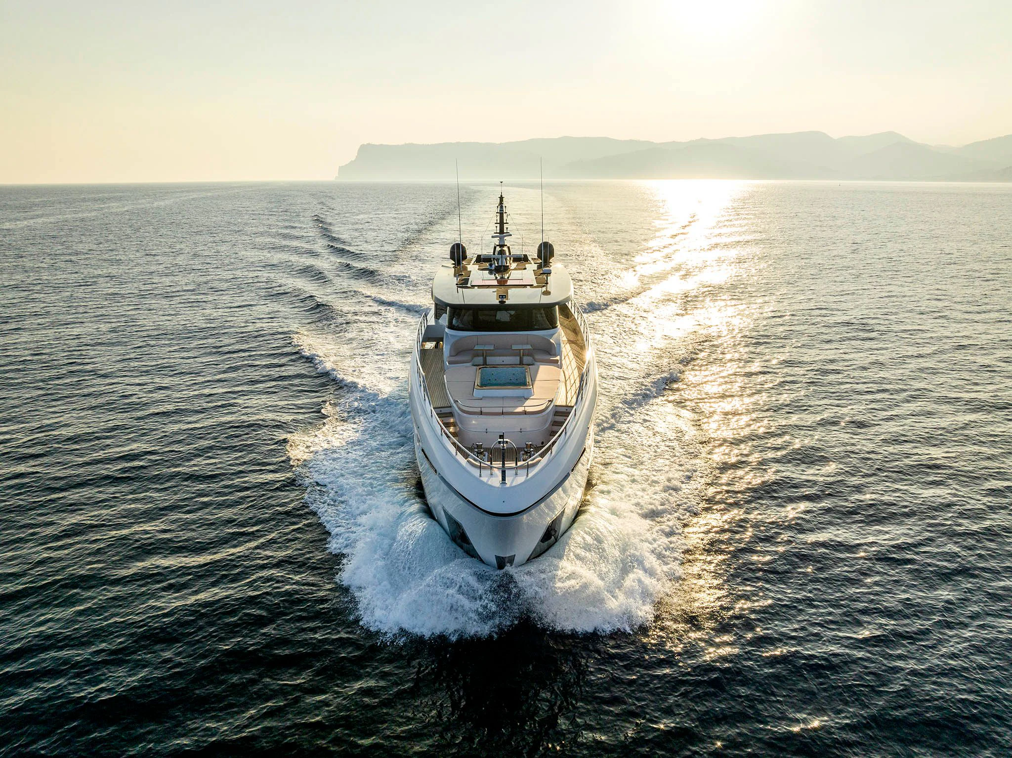 a boat on the water aboard ALKHADRA Yacht for Charter