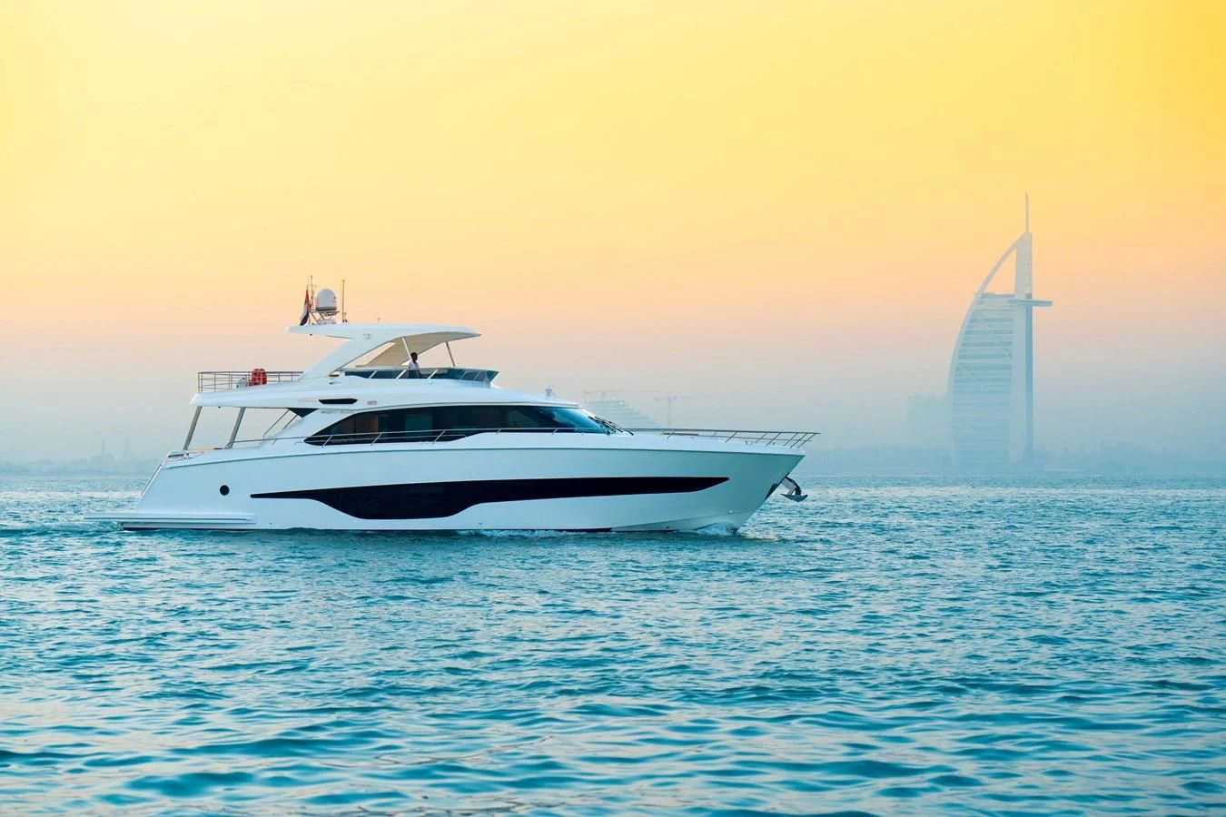 a boat in the water aboard ALKHADRA Yacht for Charter