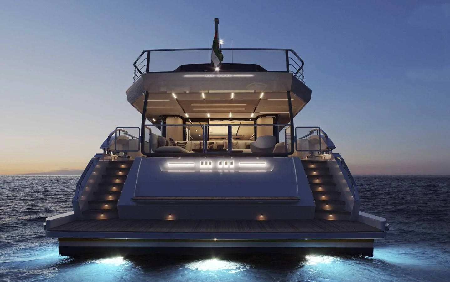 a boat on the water aboard ALKHADRA Yacht for Charter