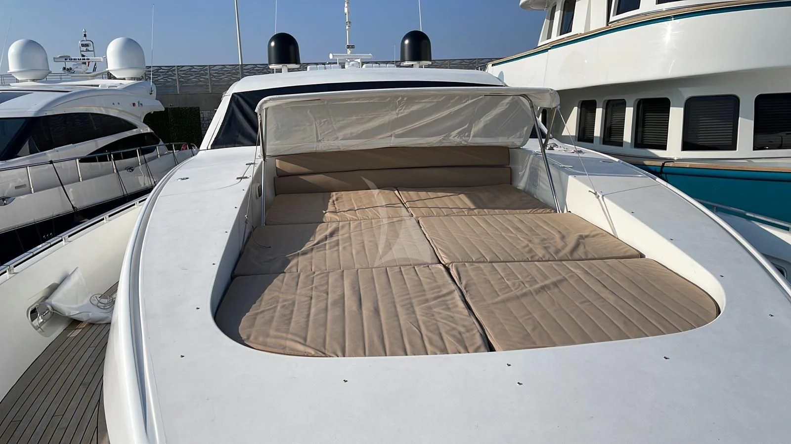 a boat on the water aboard NOTORIOUS Yacht for Sale