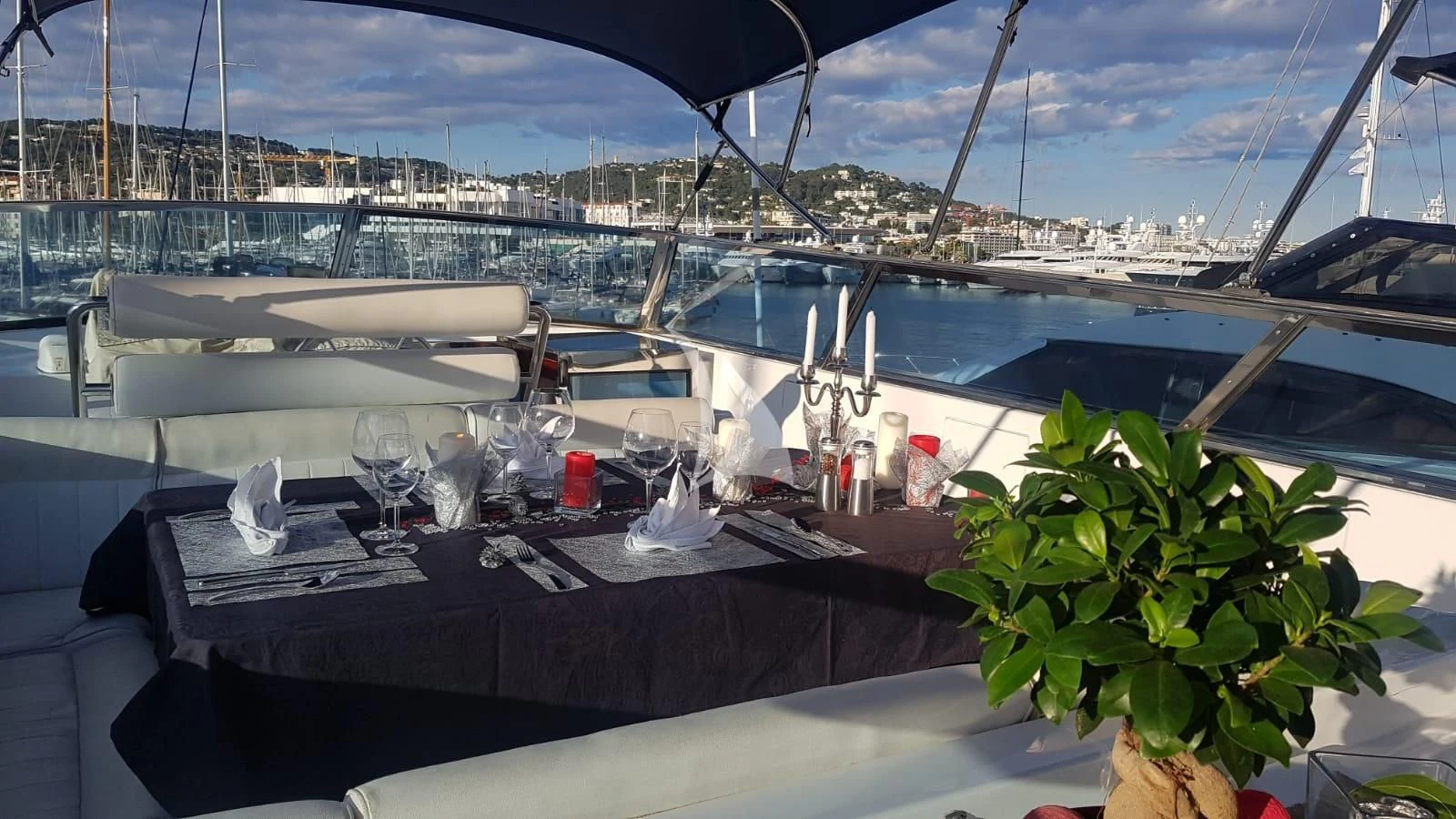 a boat on the water aboard MISS CANDY Yacht for Charter