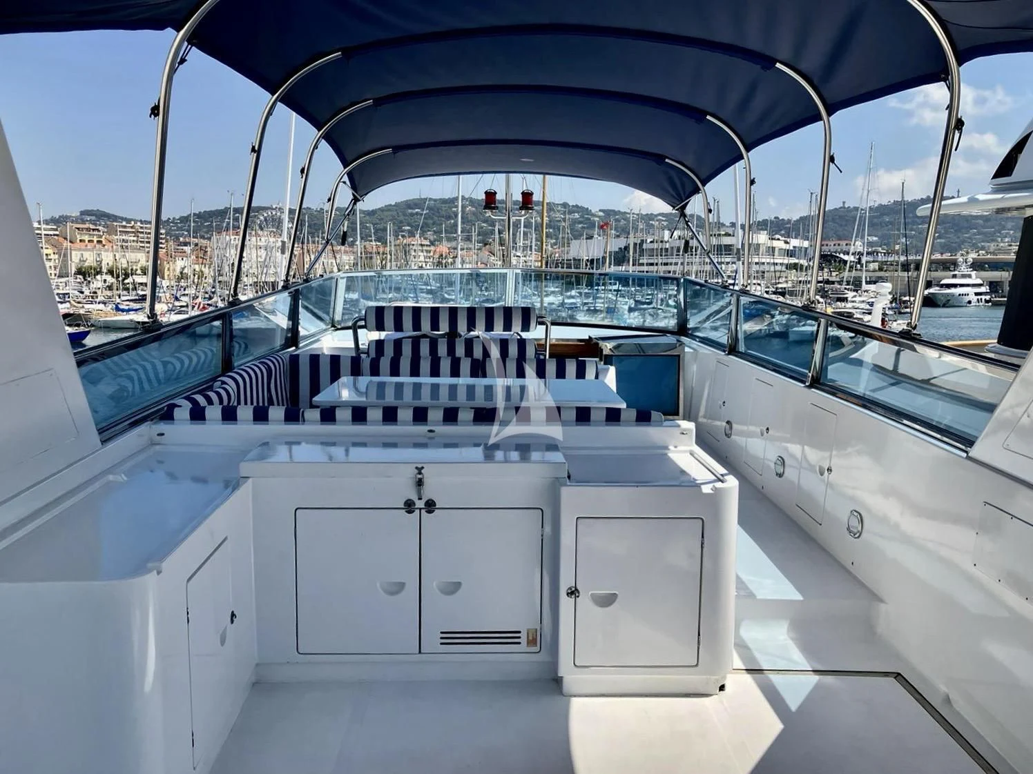 a boat on the water aboard MISS CANDY Yacht for Charter