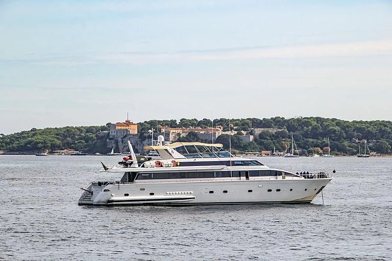 a boat in the water aboard MISS CANDY Yacht for Charter