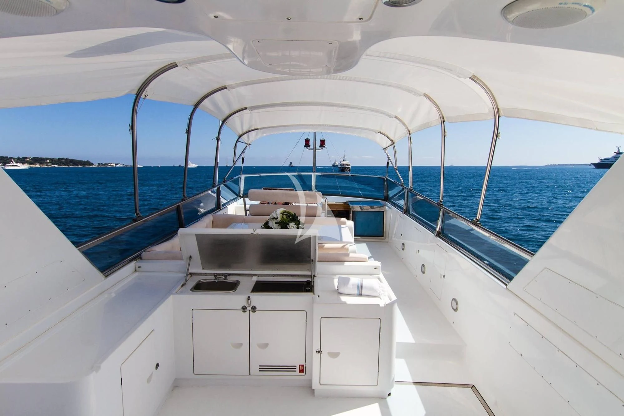 a boat on the water aboard MISS CANDY Yacht for Charter