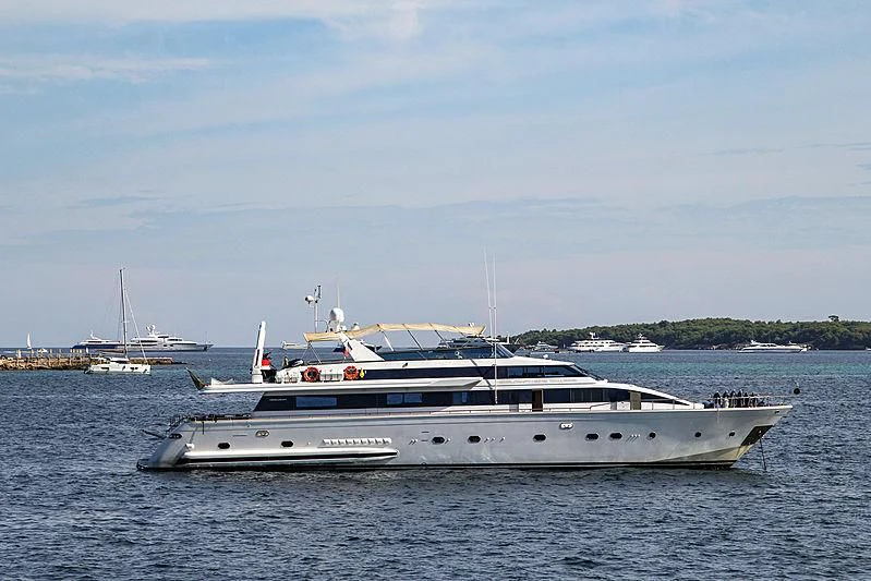 a boat in the water aboard MISS CANDY Yacht for Charter