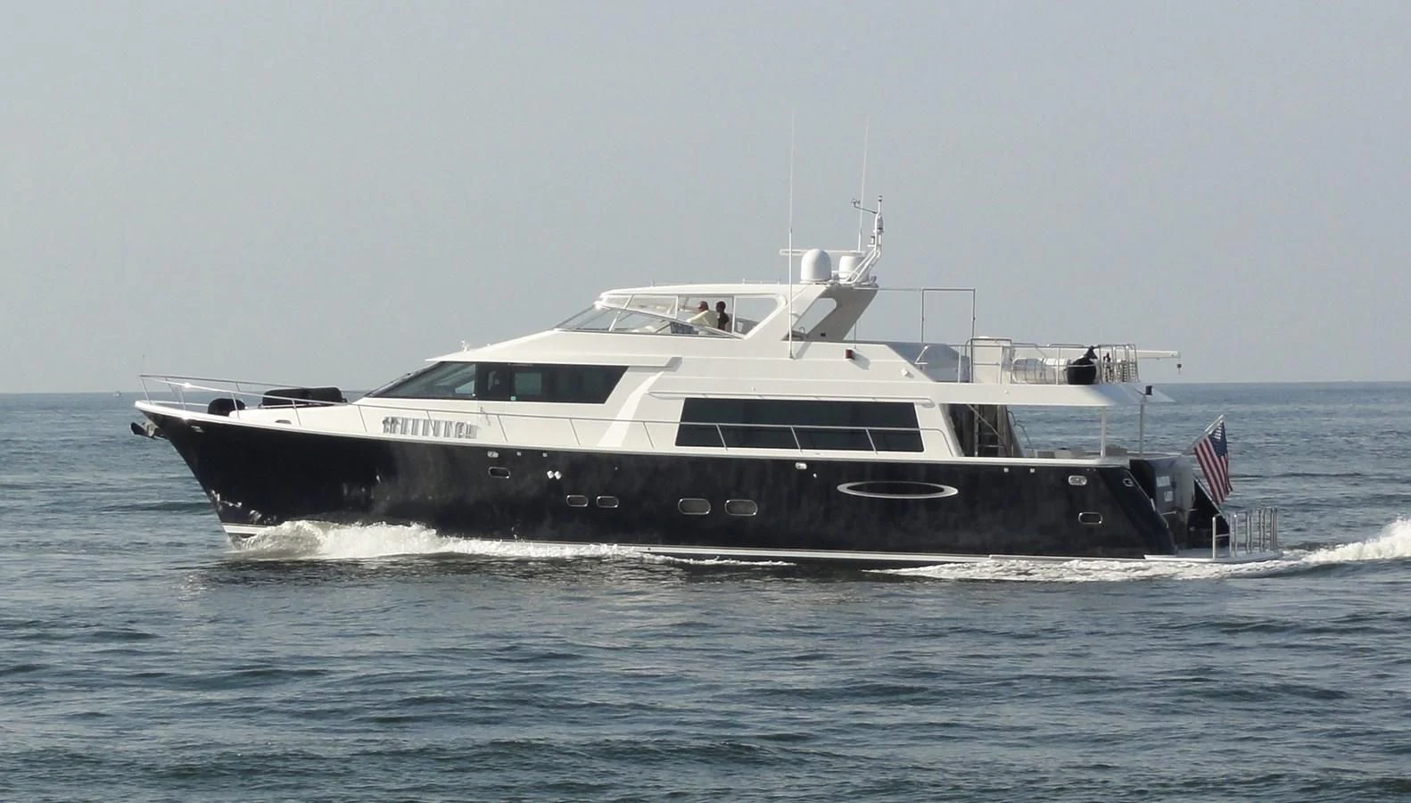 a boat on the water aboard HARBOR LADY Yacht for Sale