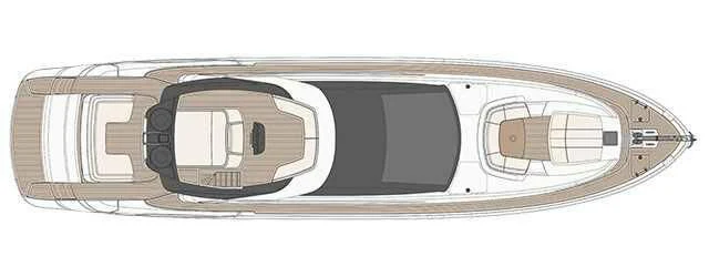 a close-up of a silver car aboard PUROSANGUE Yacht for Sale