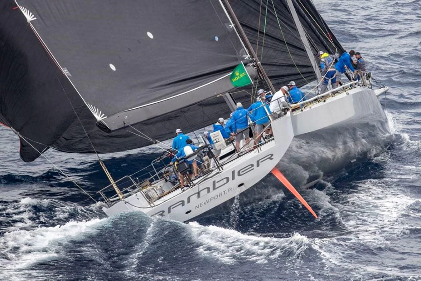 a group of people on a boat aboard LUCKY Yacht for Sale