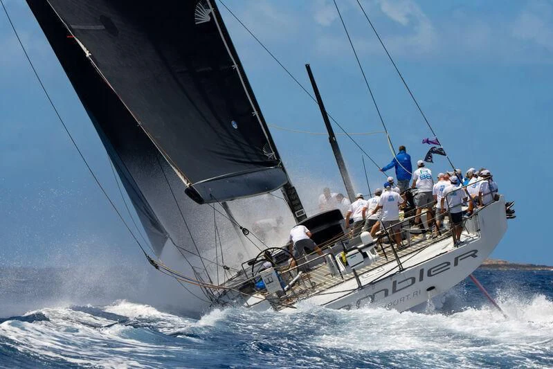 a group of people on a boat aboard LUCKY Yacht for Sale