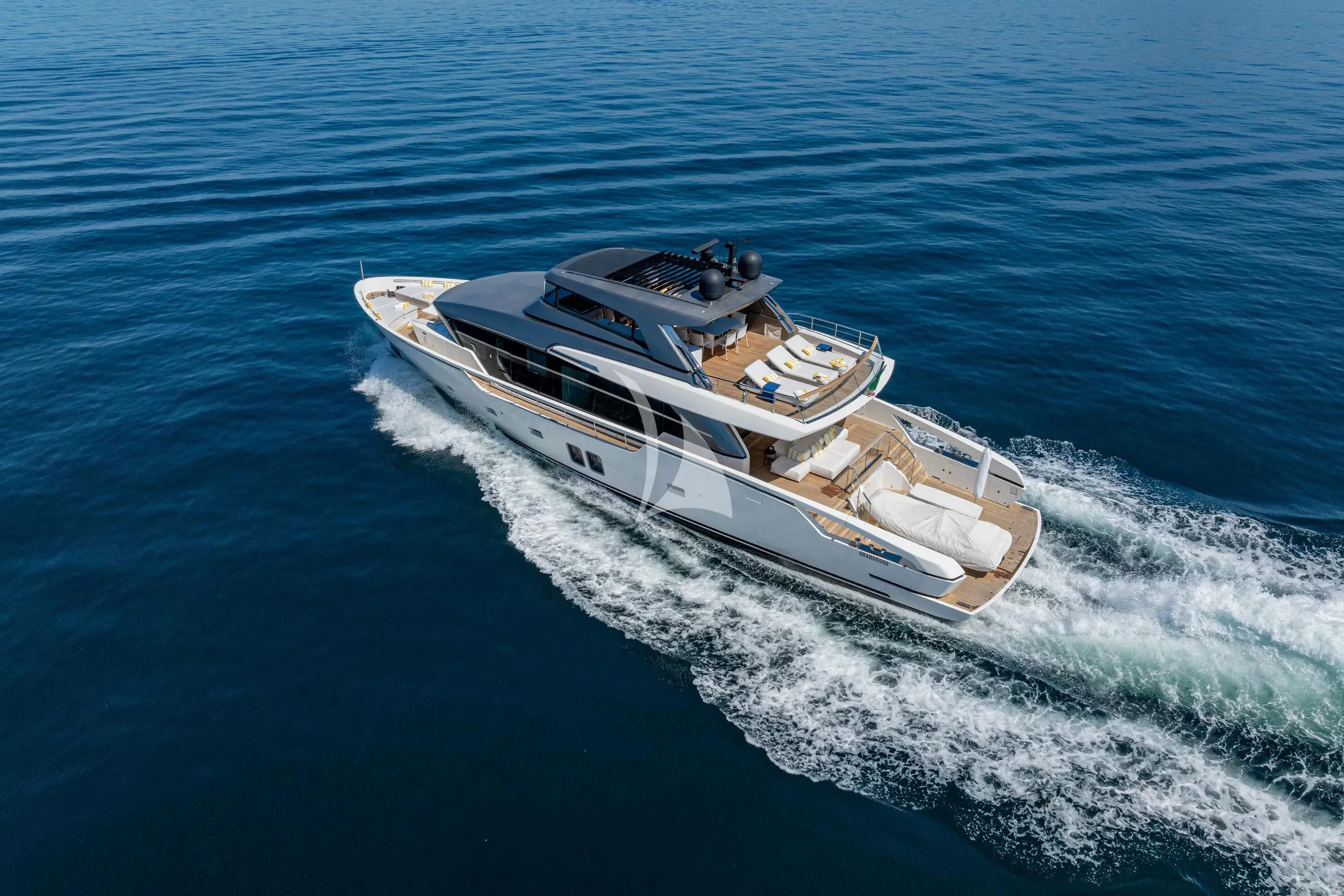 a boat on the water aboard DANIDA Yacht for Charter