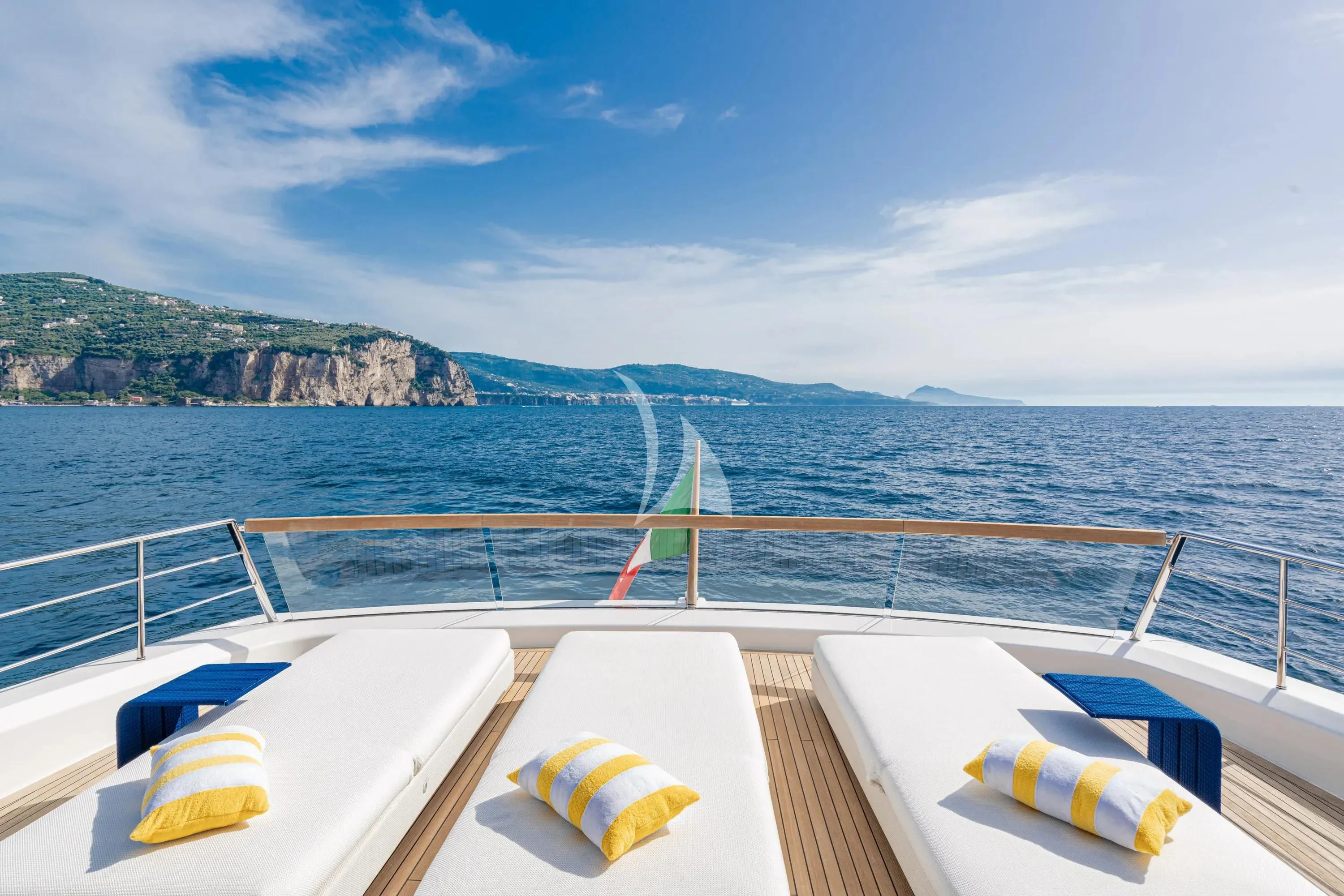 a boat on the water aboard DANIDA Yacht for Charter