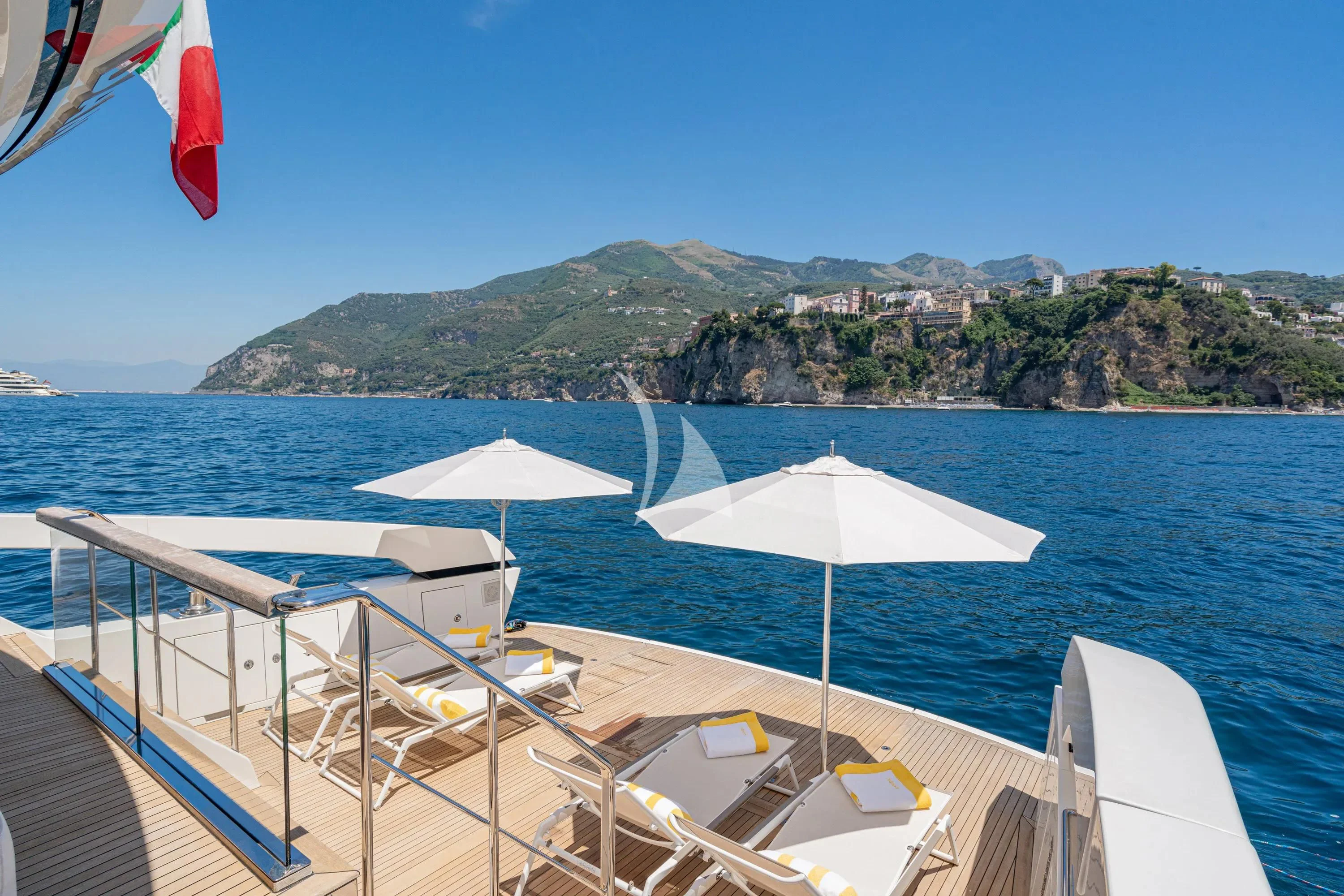 a boat on the water aboard DANIDA Yacht for Charter