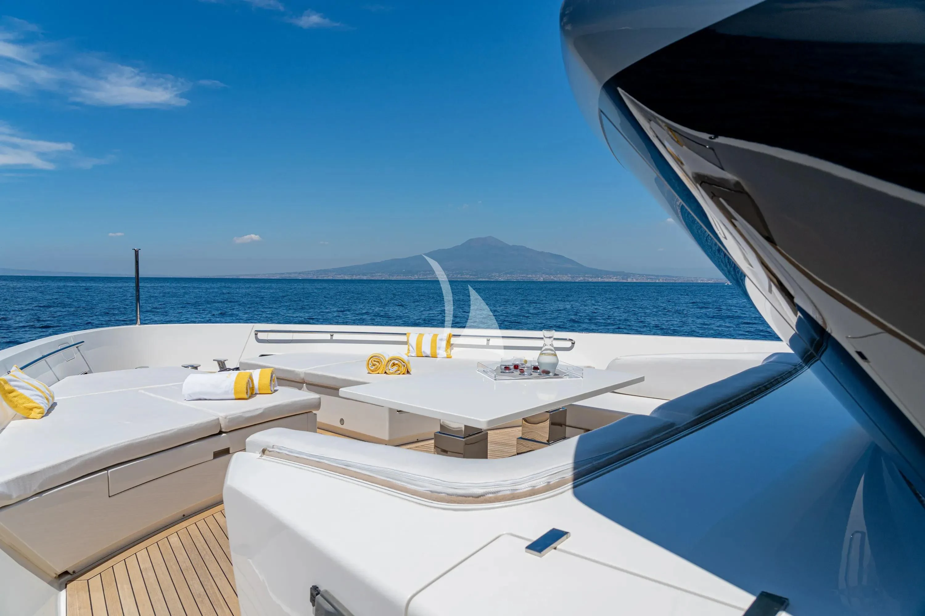 a boat on the water aboard DANIDA Yacht for Charter