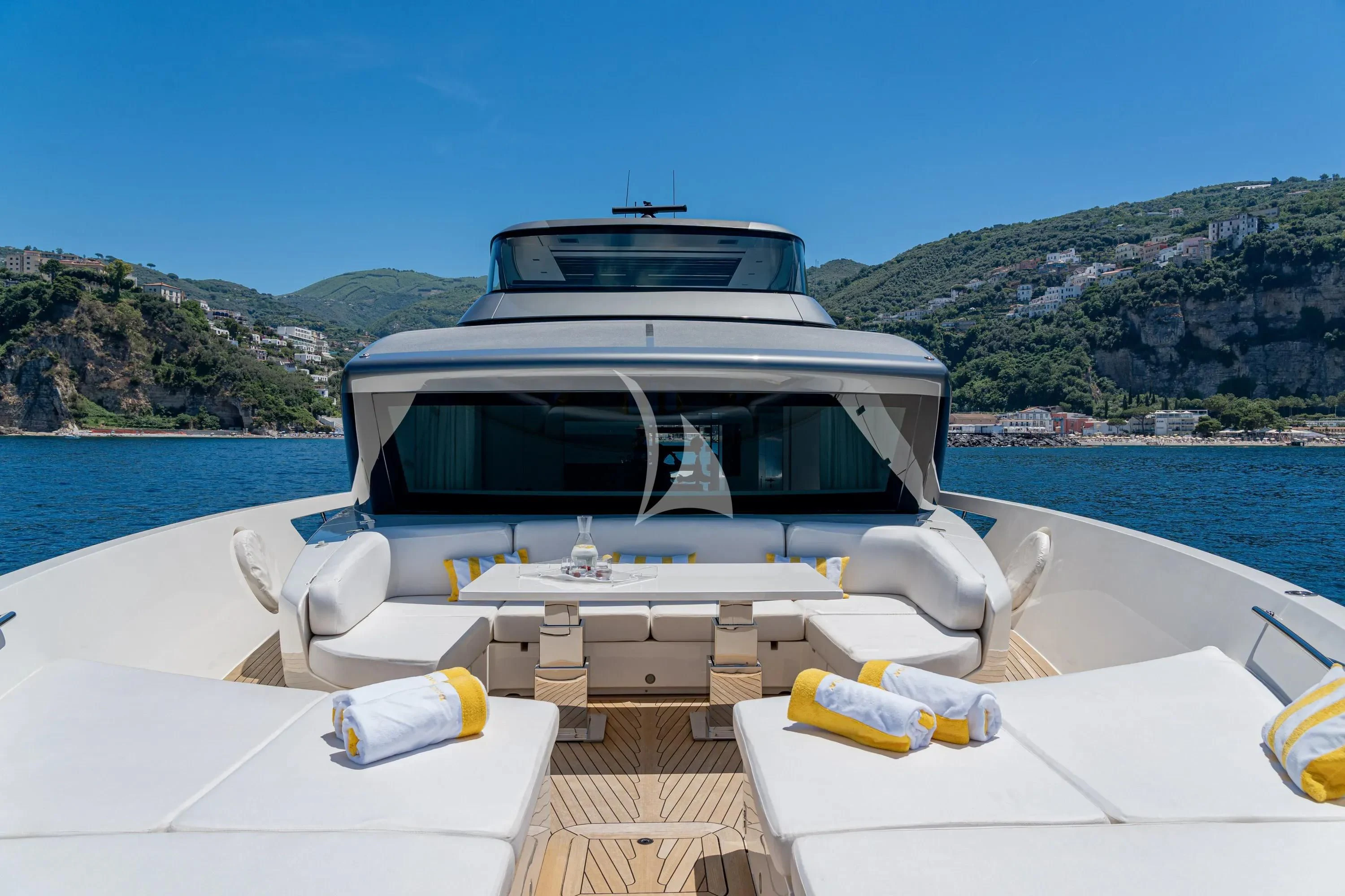 a boat on a dock aboard DANIDA Yacht for Charter