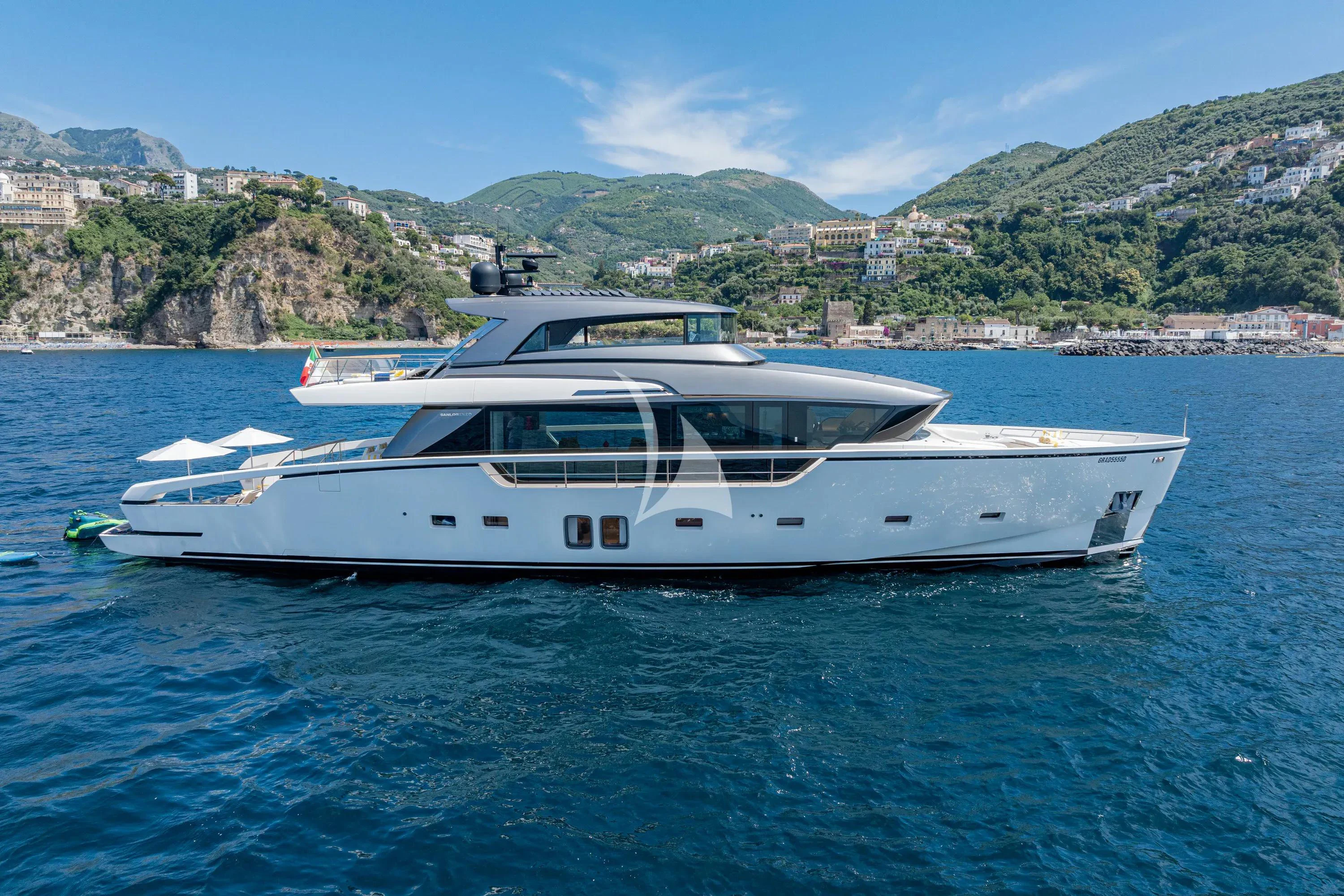 a boat in the water aboard DANIDA Yacht for Charter