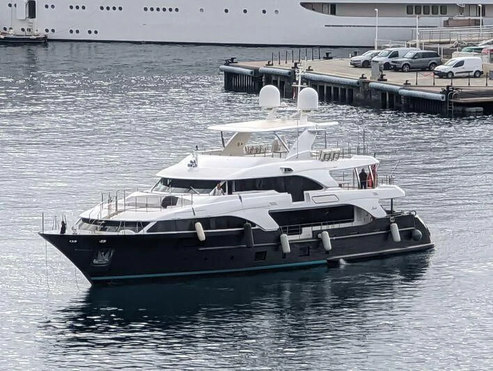 a boat on the water aboard ITHAKA Yacht for Sale