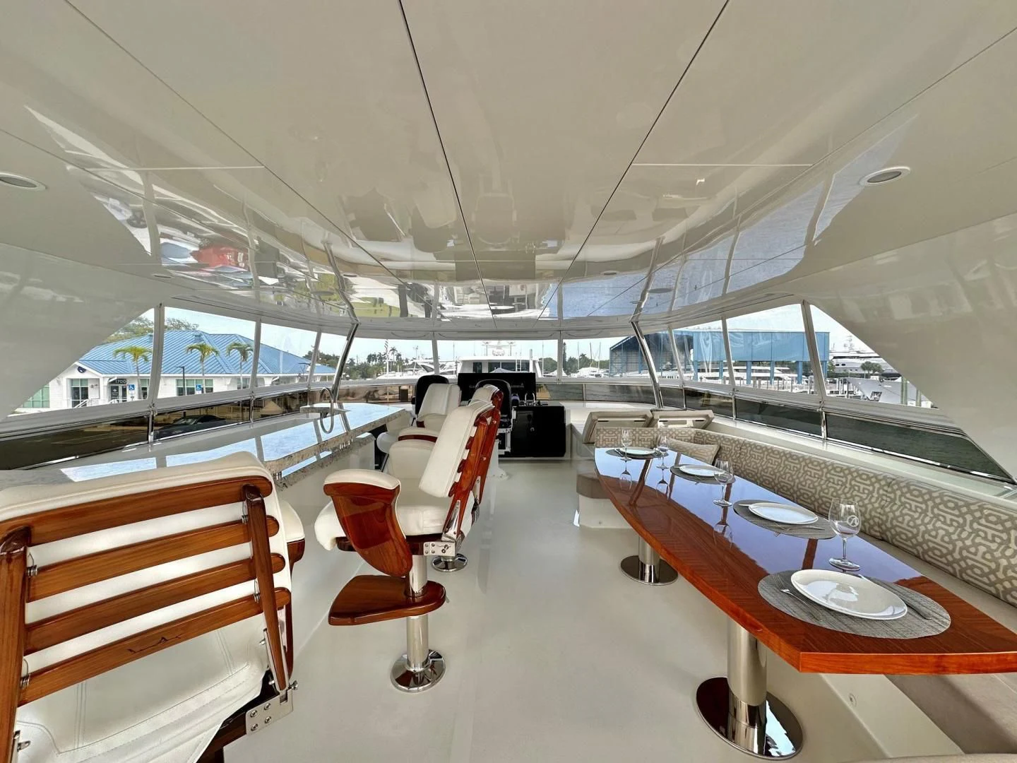 inside view of a building aboard CRUMDALE Yacht for Sale