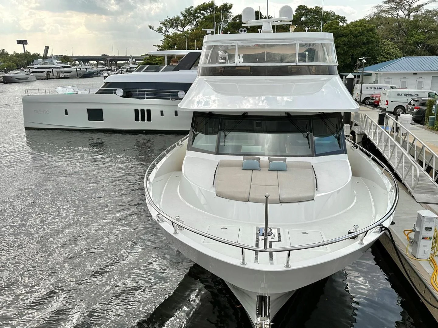 a boat in the water aboard CRUMDALE Yacht for Sale