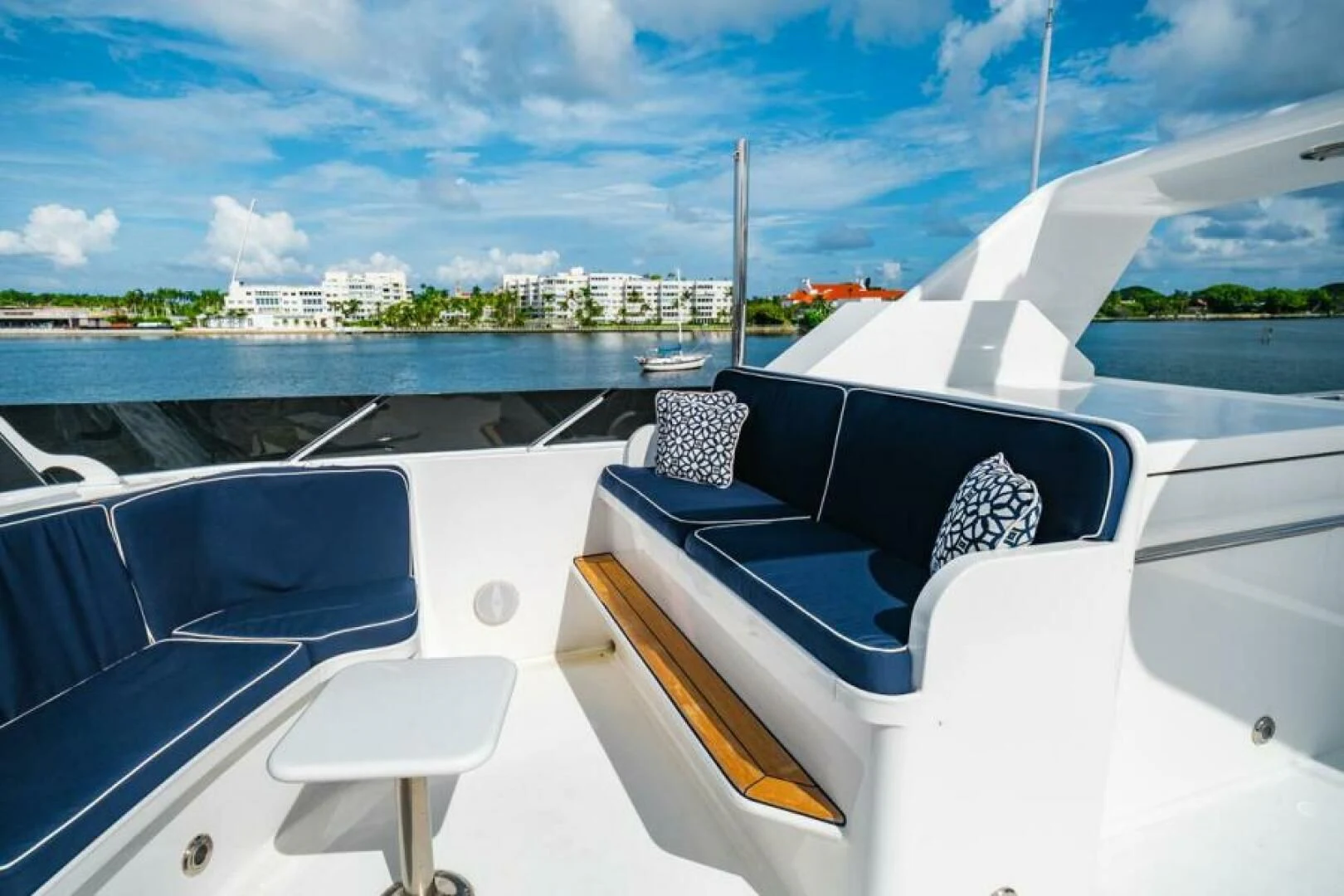 a boat on the water aboard LEGACY Yacht for Sale