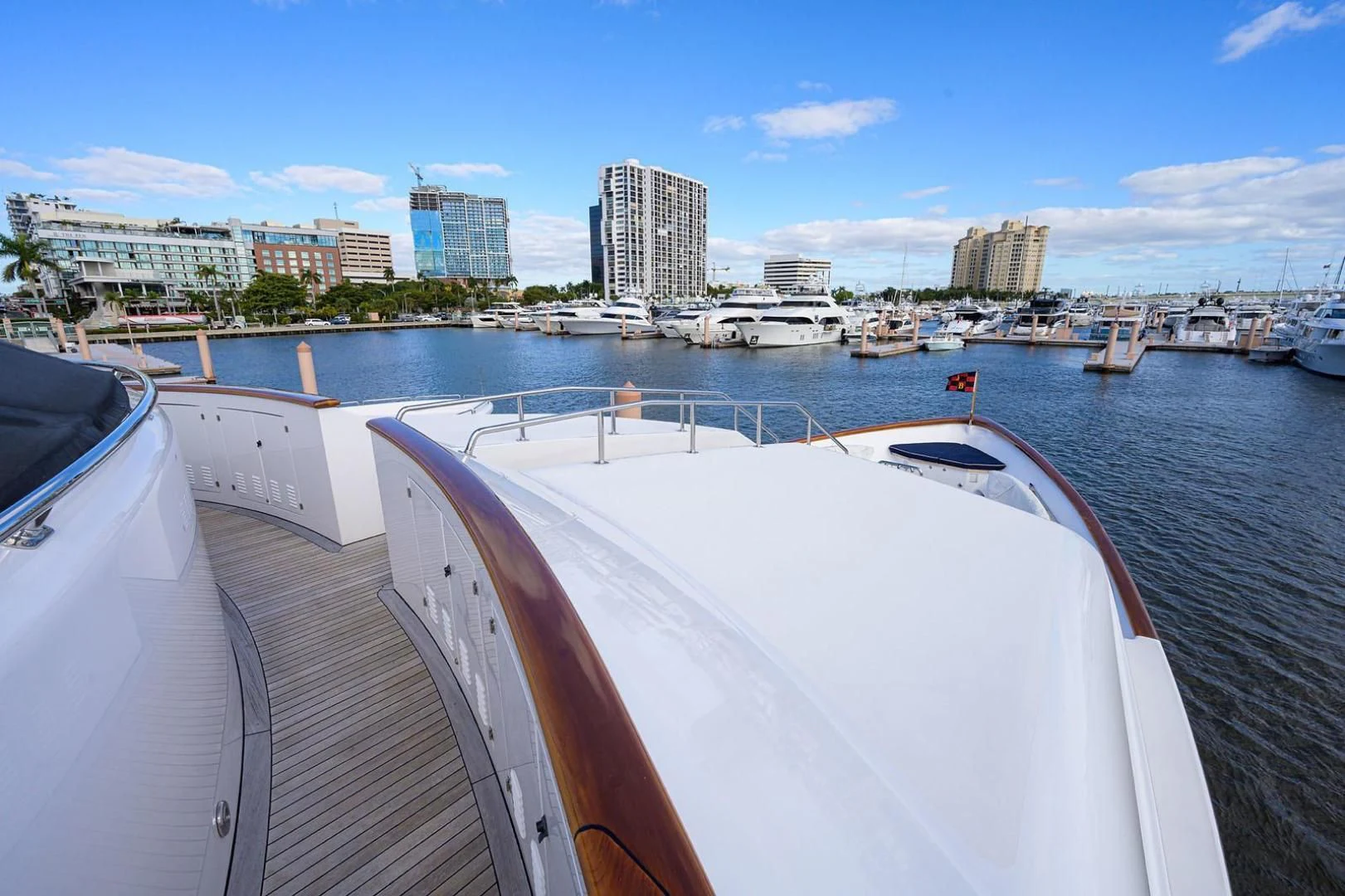 a boat on the water aboard LEGACY Yacht for Sale