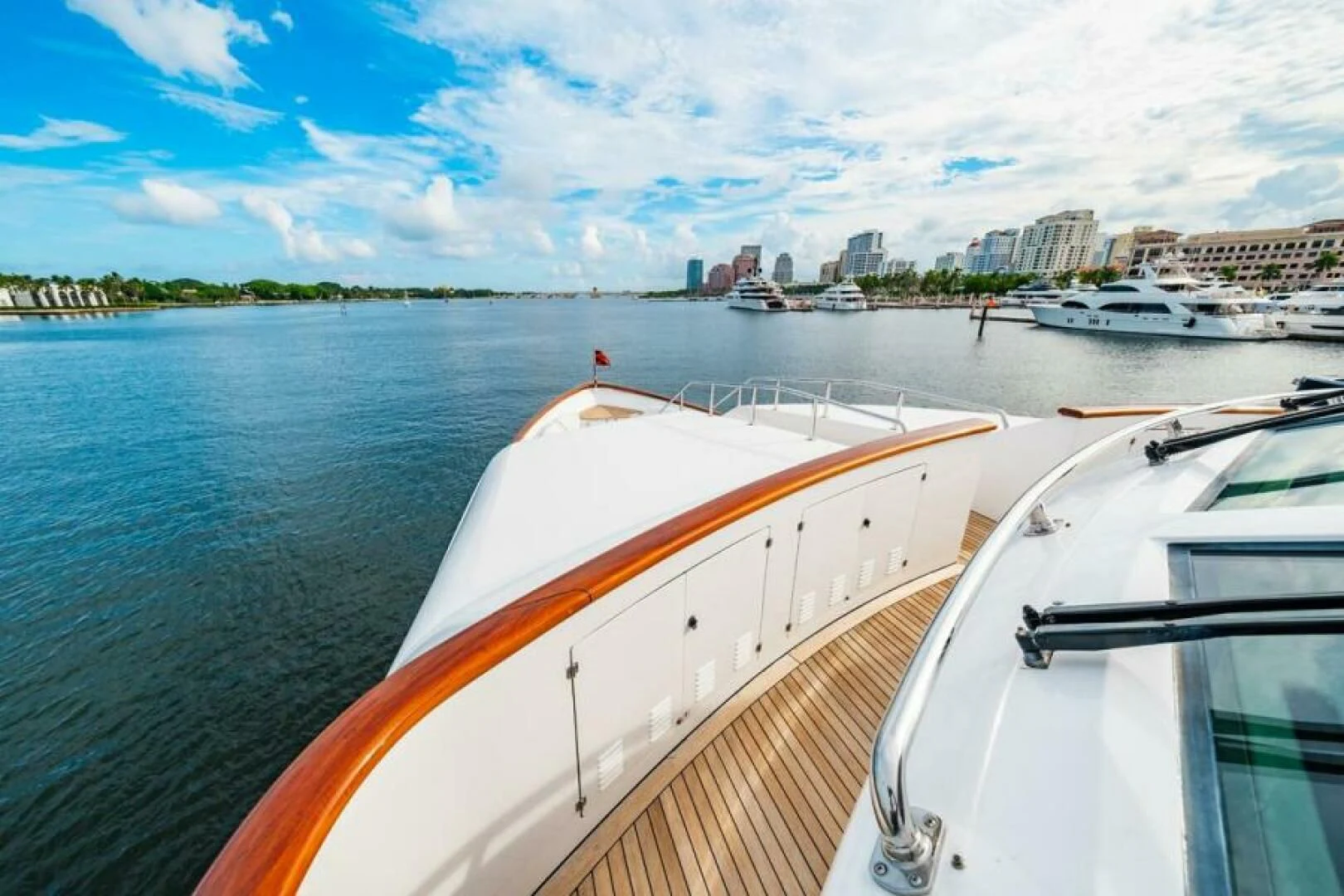 a boat on the water aboard LEGACY Yacht for Sale