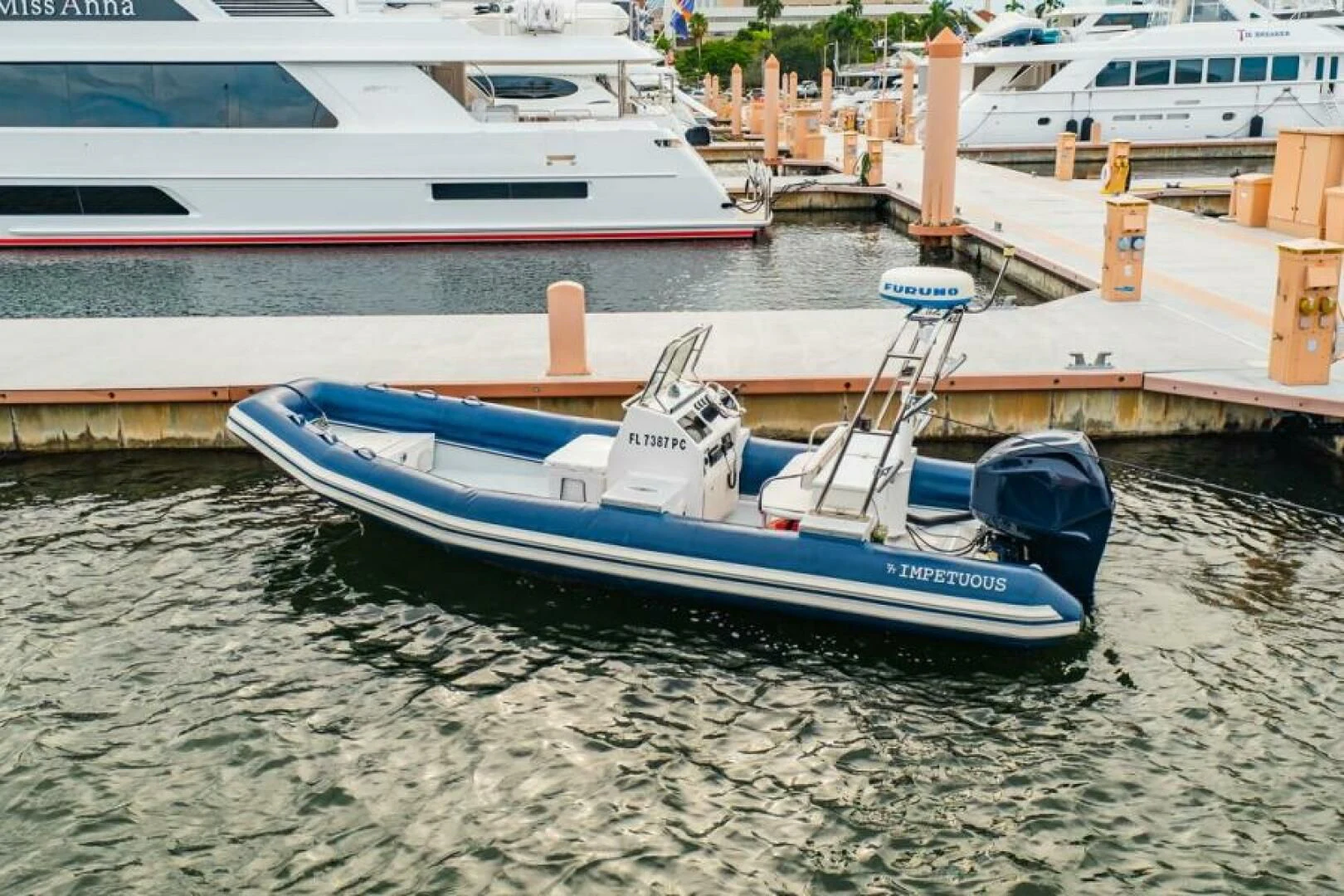 a boat is parked on the shore aboard LEGACY Yacht for Sale
