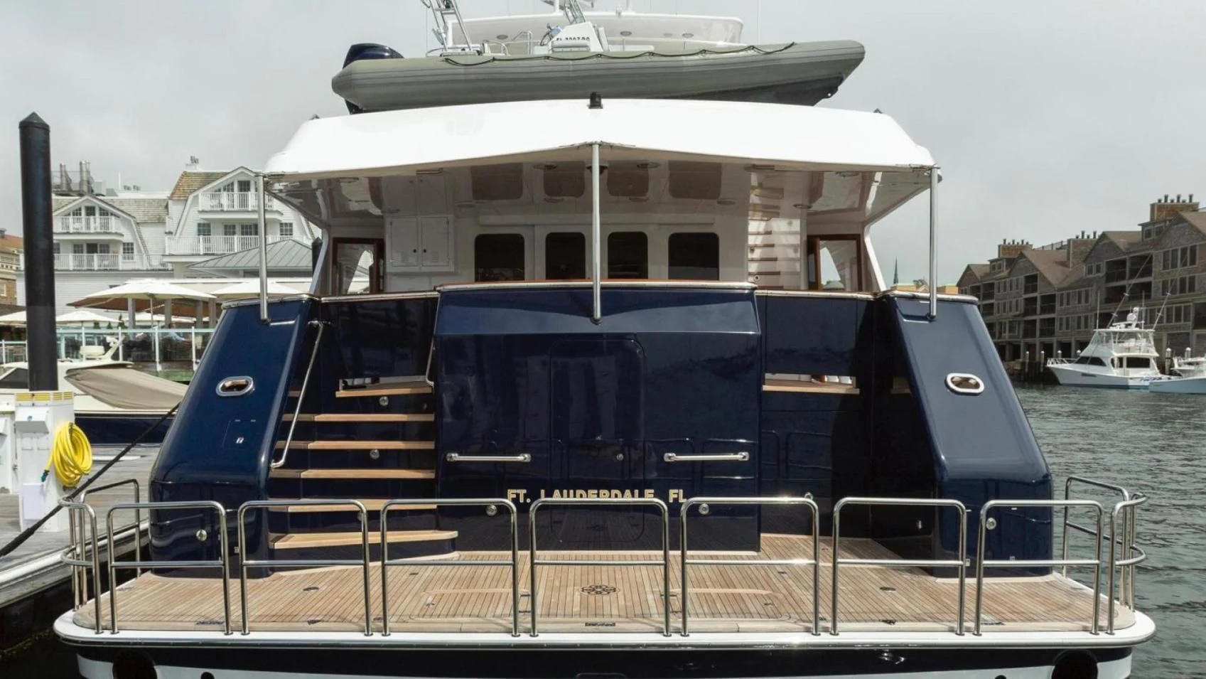a boat on a body of water aboard LEGACY Yacht for Sale