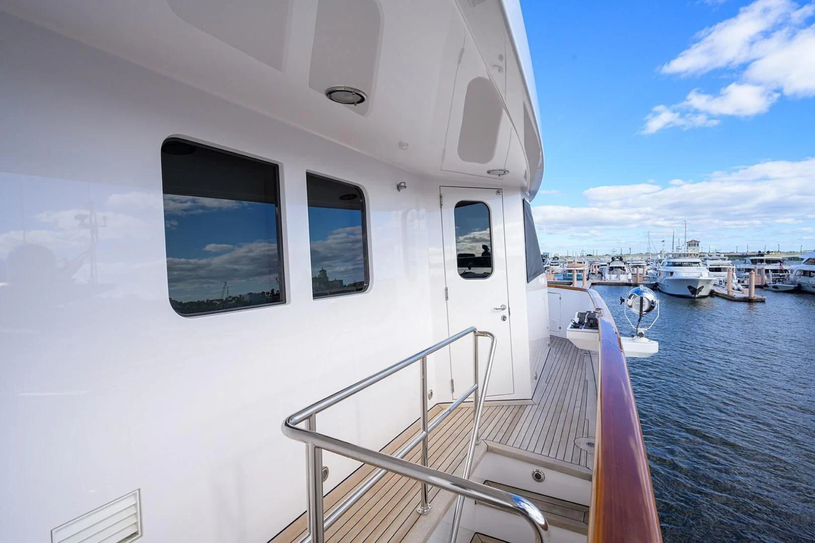 a boat on the water aboard LEGACY Yacht for Sale