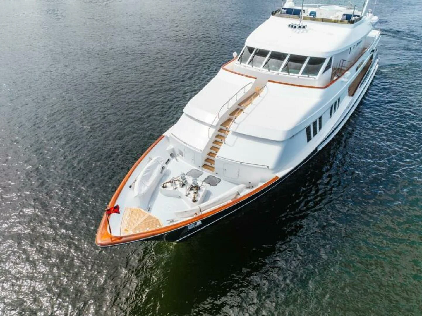 a boat on the water aboard LEGACY Yacht for Sale