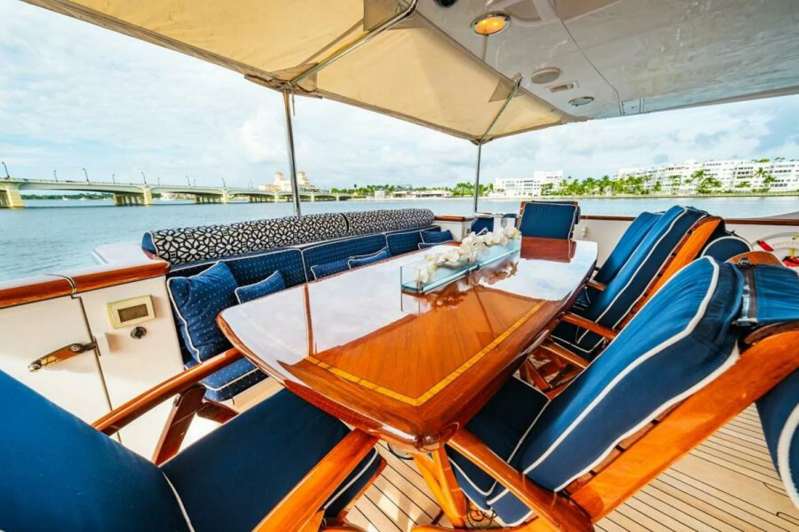 a boat on the water aboard LEGACY Yacht for Sale