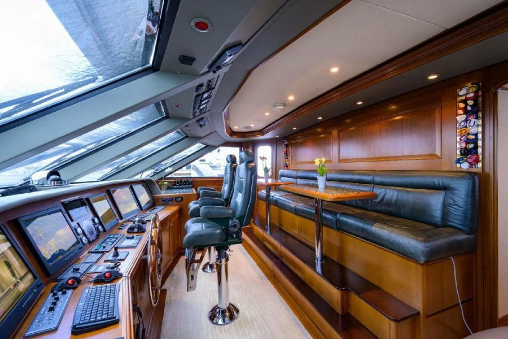 inside of a boat aboard LEGACY Yacht for Sale