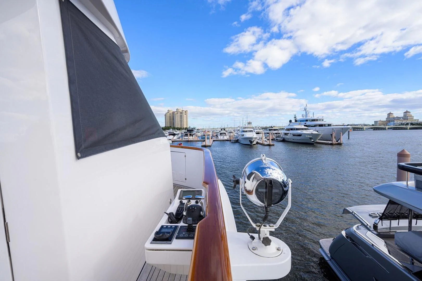 a boat on the water aboard LEGACY Yacht for Sale