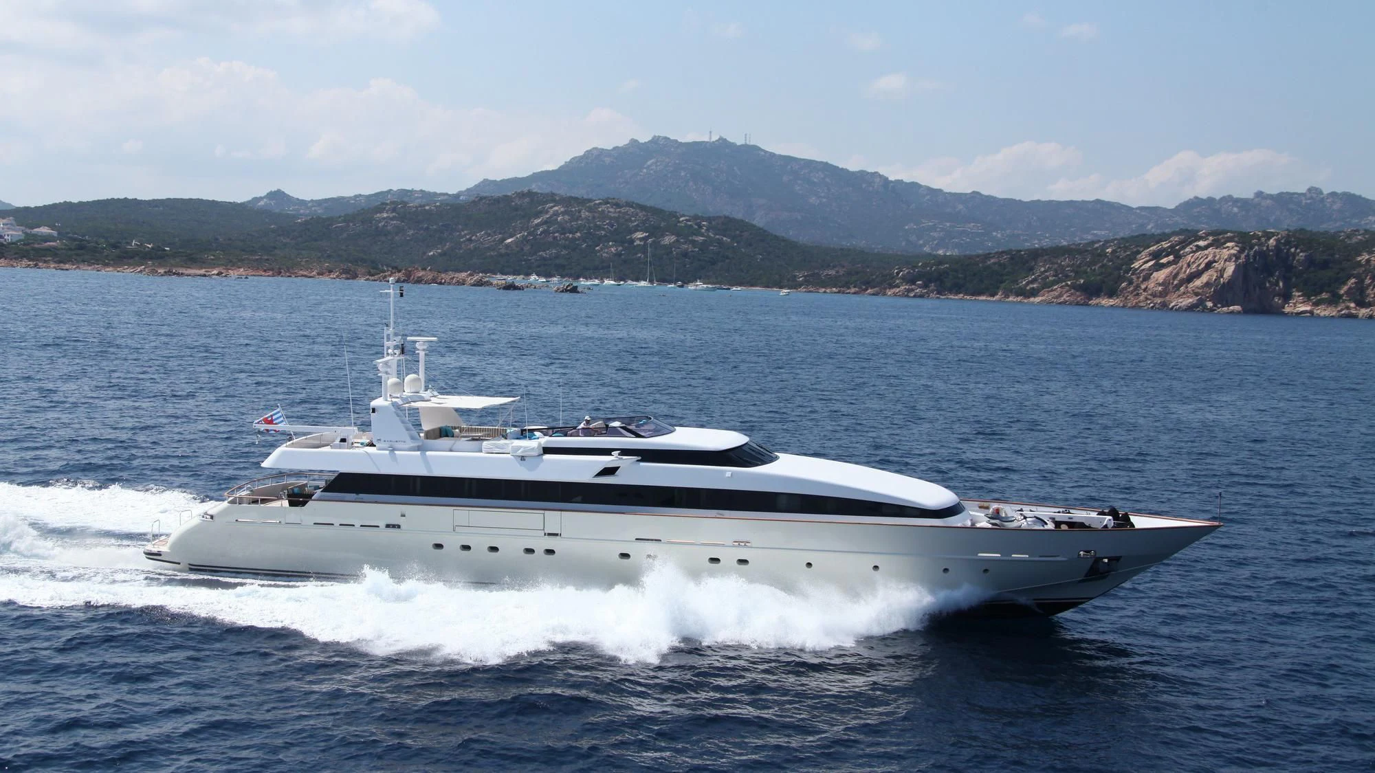 a boat on the water aboard HEMILEA Yacht for Charter