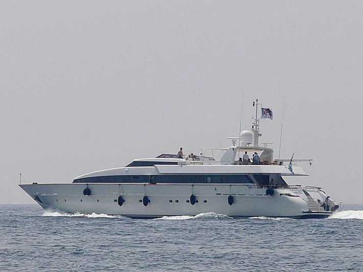 a boat on the water aboard HEMILEA Yacht for Charter