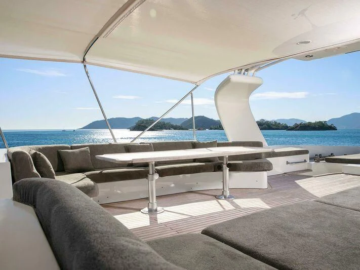 a boat on the water aboard BLANCO Yacht for Sale