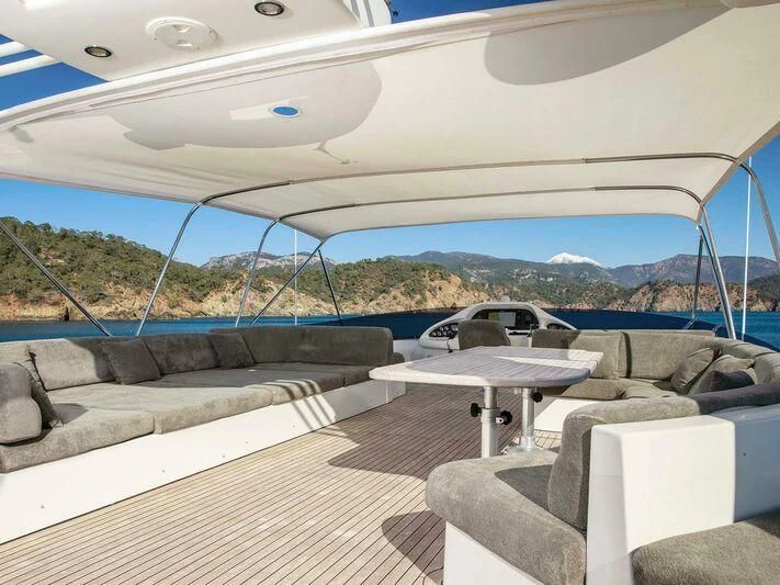 a boat on the water aboard BLANCO Yacht for Sale