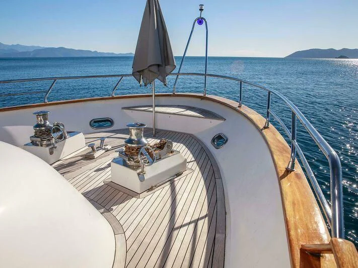 a boat on the water aboard BLANCO Yacht for Sale