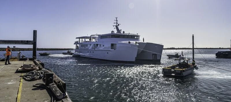 a boat on the water aboard CHARLEY 2 Yacht for Sale