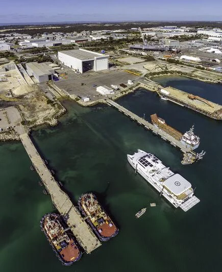 an aerial view of a city aboard CHARLEY 2 Yacht for Sale