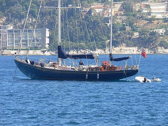 a boat on the water aboard PENELOPE Yacht for Sale