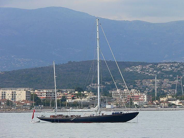 a boat in the water aboard PENELOPE Yacht for Sale